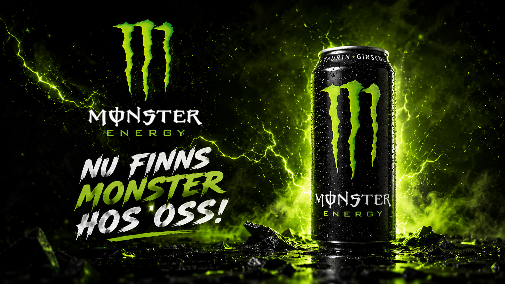 Nu säljer vi Monster